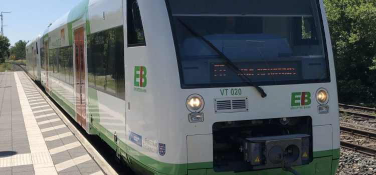 Bahntour nach Gemünden mit der Erfurter Bahn