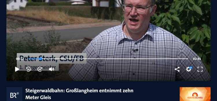 Richtigstellung zum Abendschau-Beitrag vom 23. Juli 2026 Beitrag der Abendschau vom 23.7.2026 zur Steigerwaldbahn